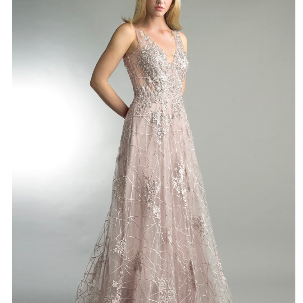 Basik Black Label Formal Evening gown. Mother of the bride gown